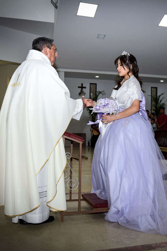 Fotografía en la iglesia